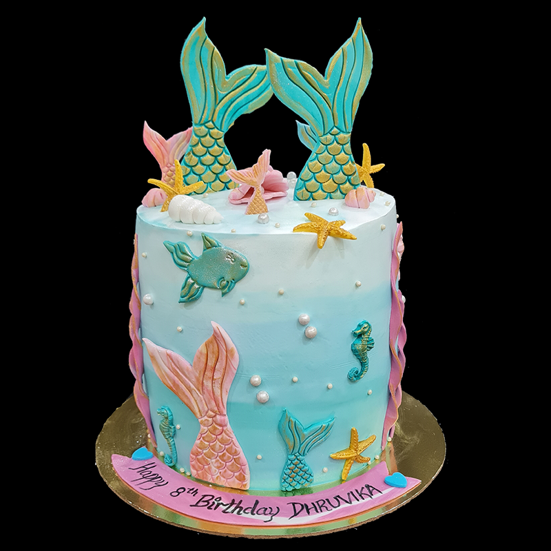 20+ Amazing Mermaid Birthday Cake Ideas - Pineapple Paper Co.-sonthuy.vn