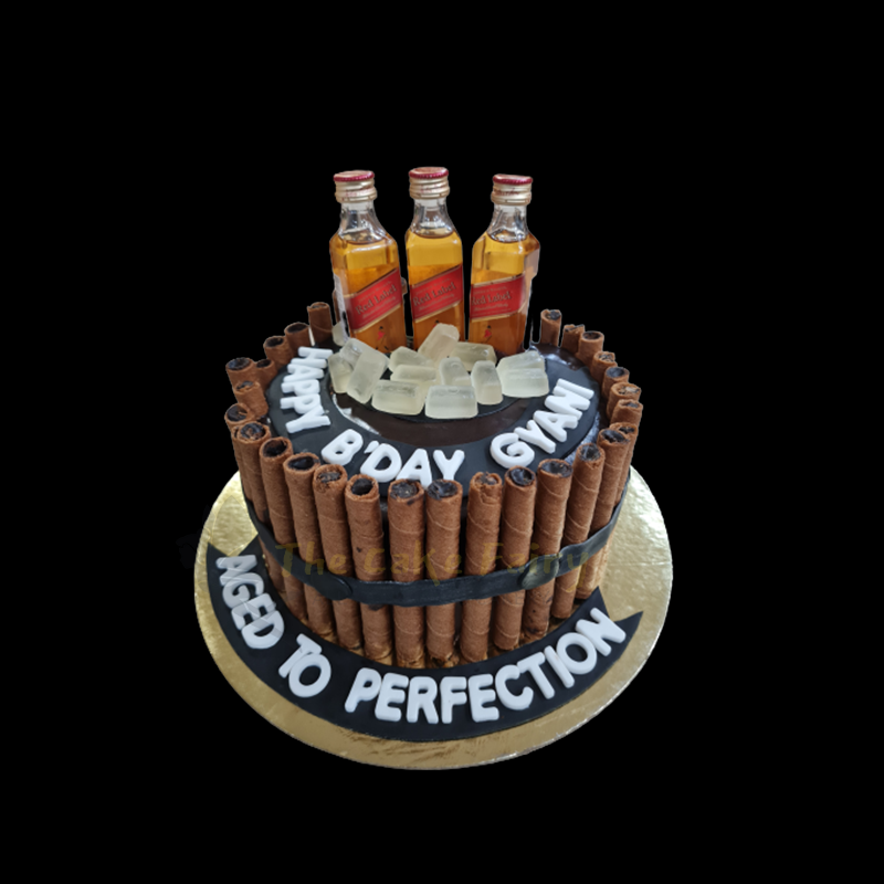 Order Teachers Scotch Whisky Cake Online at Lowest Price