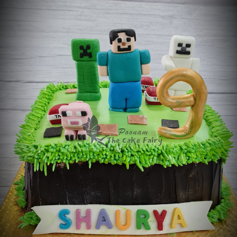 Theme cake Minecraft at Rs 550/pound | Theme Cake in Kolkata | ID:  23886193712