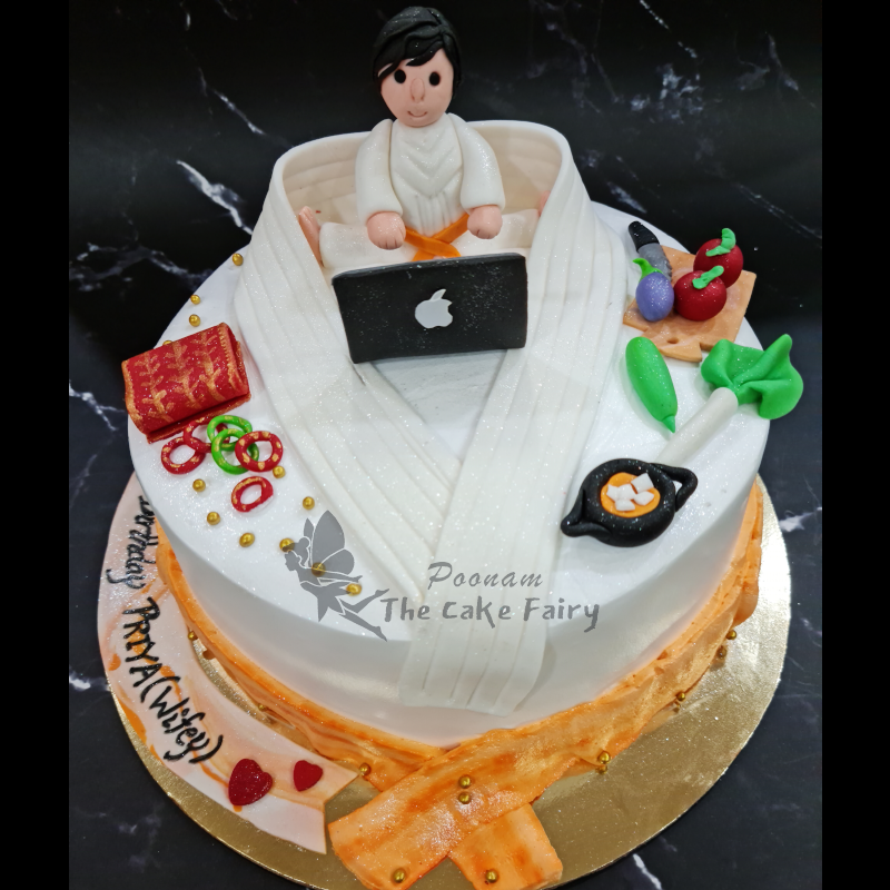 Karate Theme Cake