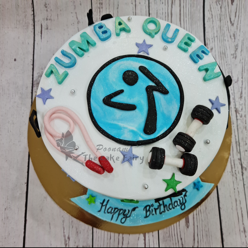 Zumba Theme Cake