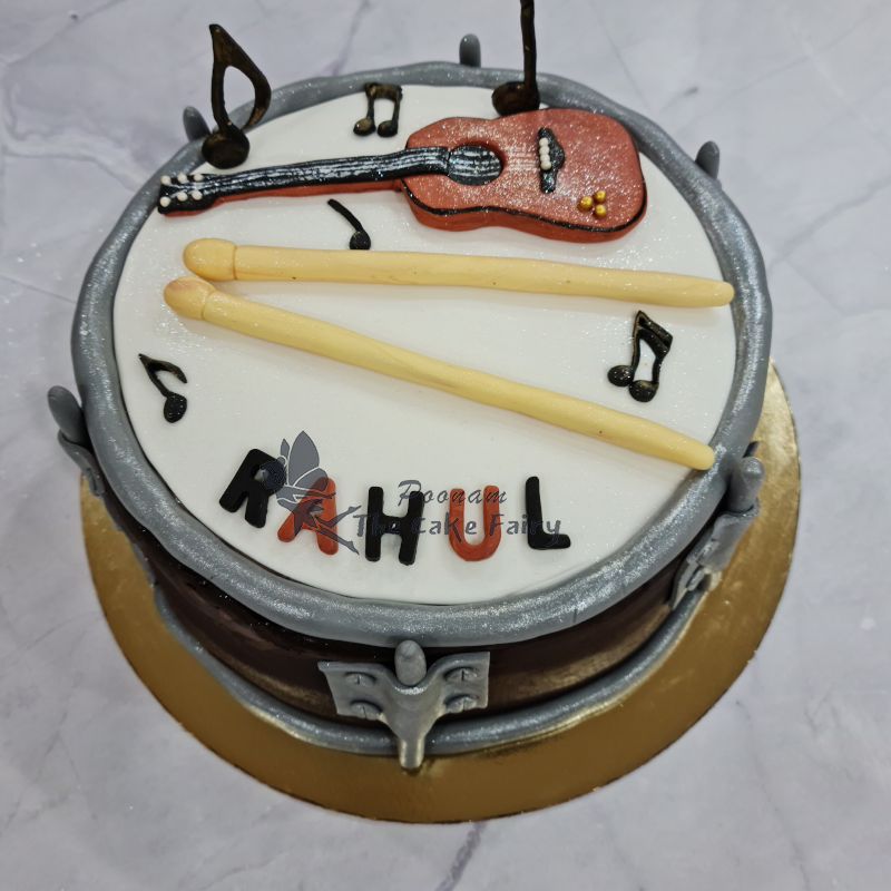 Guitar music theme cake | music theme cake - Levanilla ::