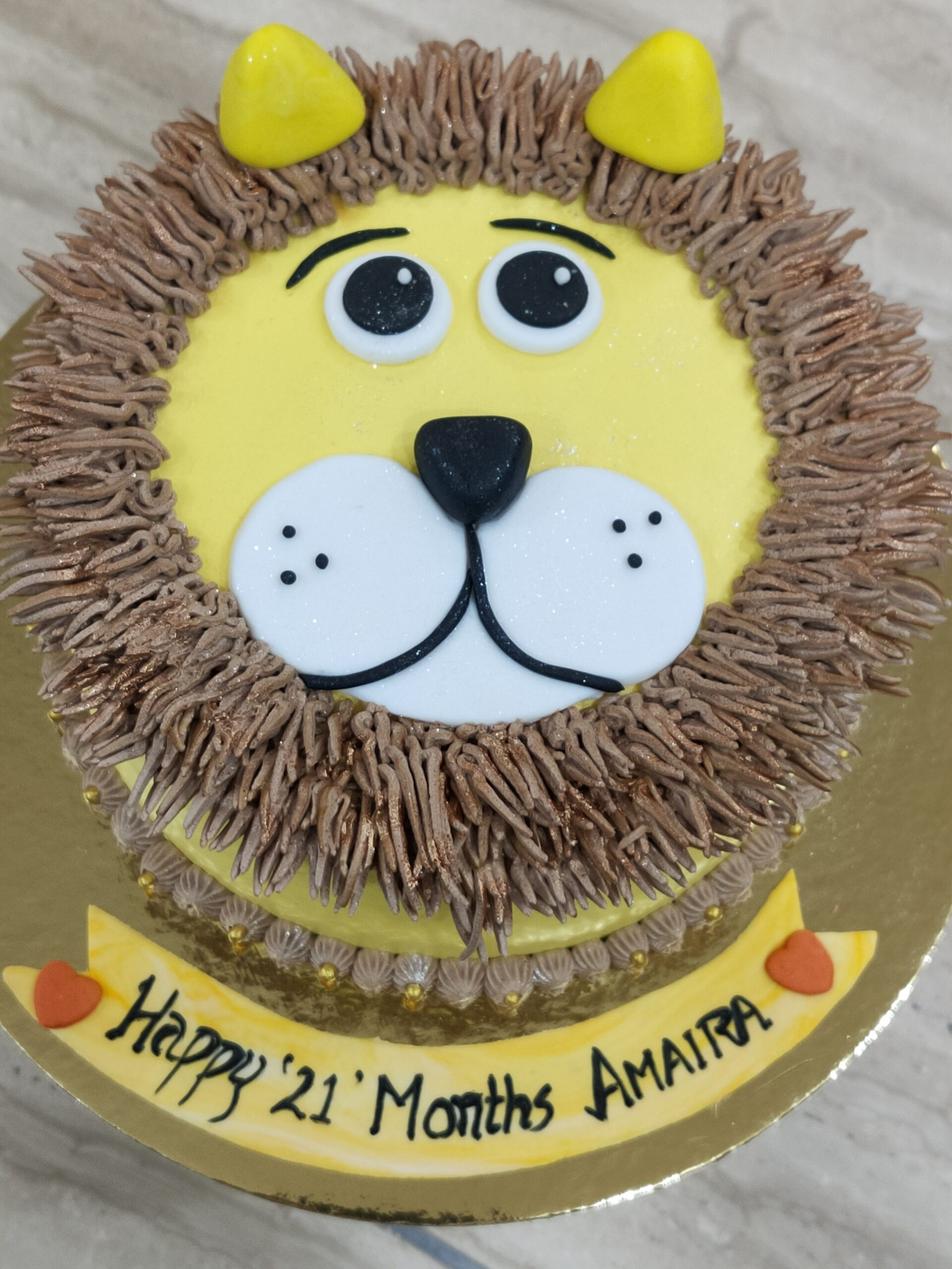 Lion Cake - Roberts Edible Craft