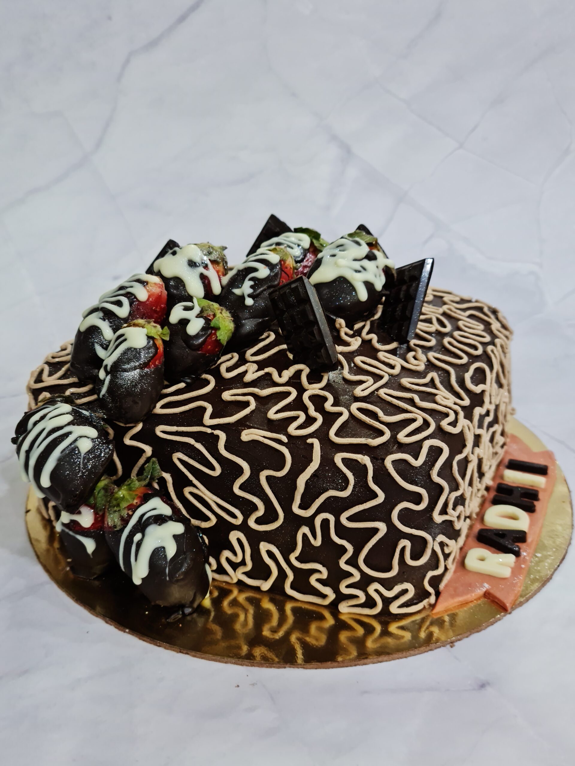 Buy Strawberry Cake Topper, Personalized Cake Topper, Strawberry Theme  Birthday, Strawberry Cake Decor, Strawberry Cake, Custom Cake Topper Online  in India - Etsy