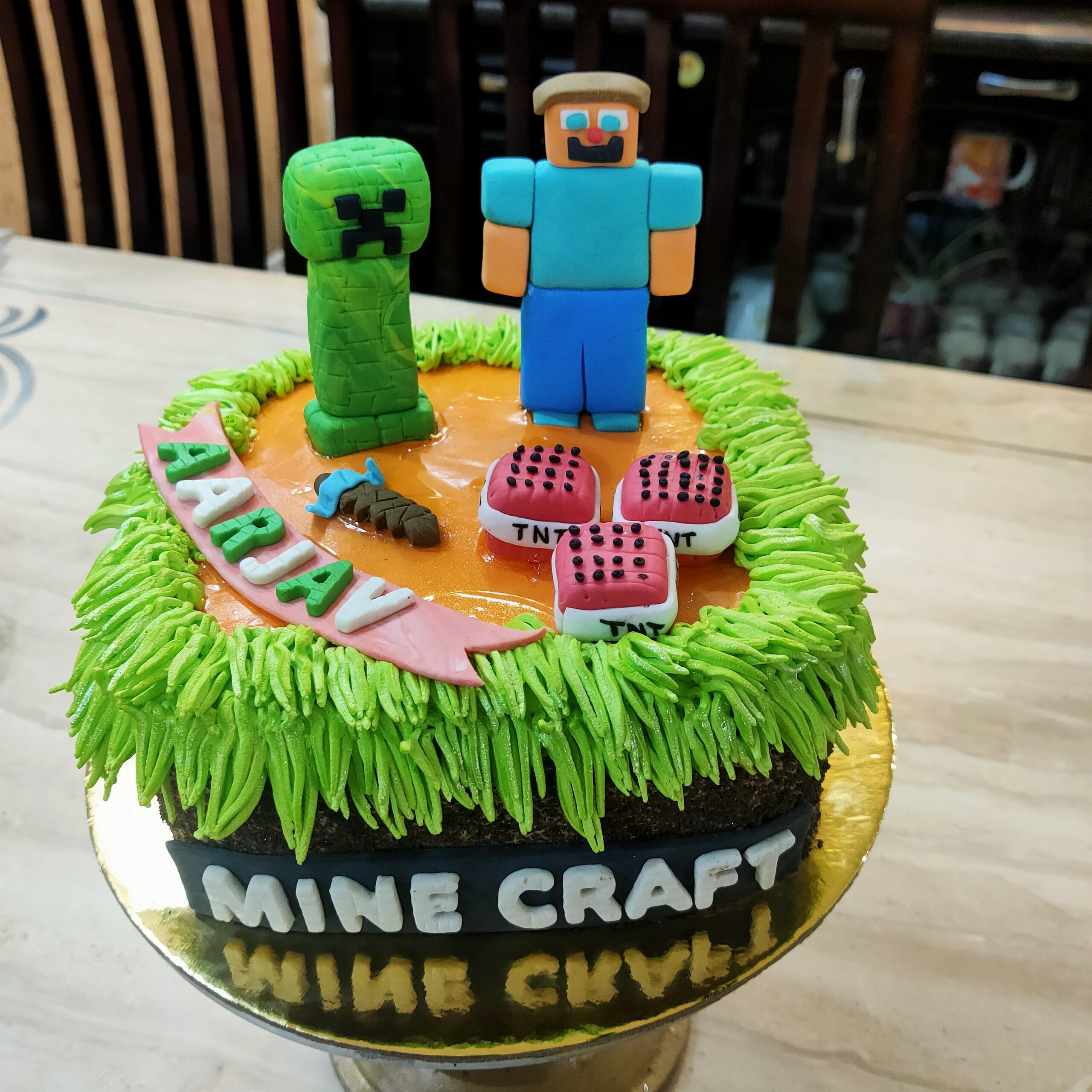 MINECRAFT Survival Mode Edible Cake Topper Image – A Birthday Place
